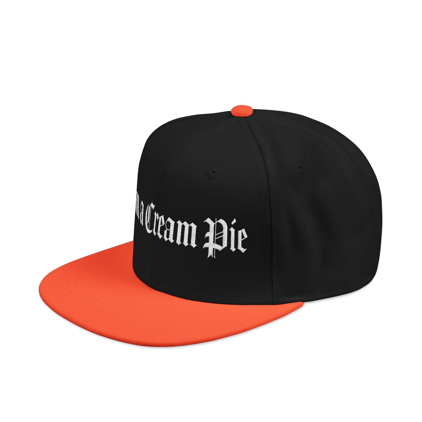 Sexy Fun Cream Pie Embroidered Snapback Hat Quirky Trendy Individuals Perfect for Casual Outings Gifts for Birthday Parties Bachelorette