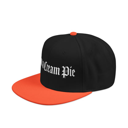 Sexy Fun Cream Pie Embroidered Snapback Hat Quirky Trendy Individuals Perfect for Casual Outings Gifts for Birthday Parties Bachelorette