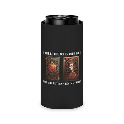 Romantic Can Cooler Koozie Fun Drink Sleeve Party Accessory Unique Gift Bachelorette Celebrations Birthday Anniversary