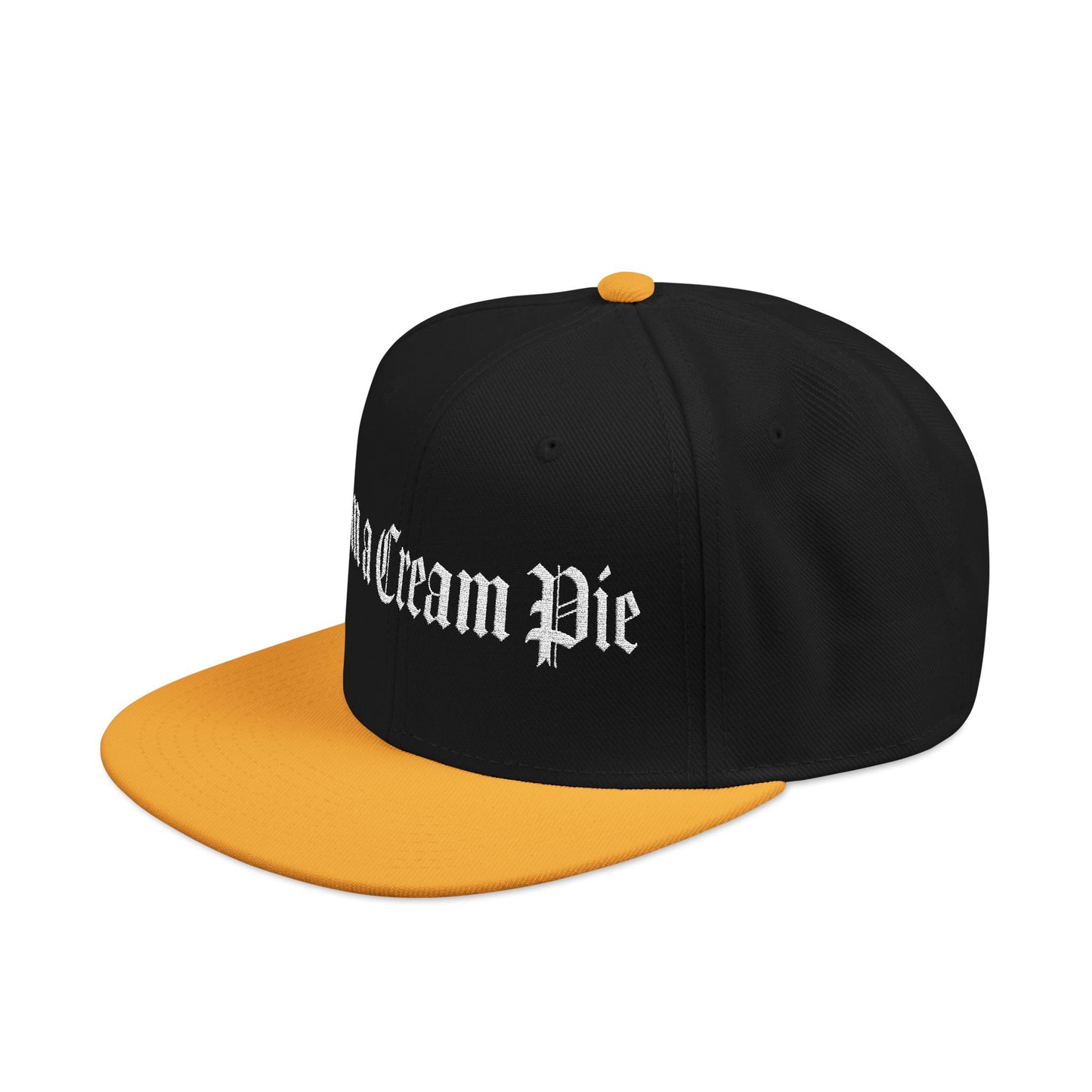 Sexy Fun Cream Pie Embroidered Snapback Hat Quirky Trendy Individuals Perfect for Casual Outings Gifts for Birthday Parties Bachelorette