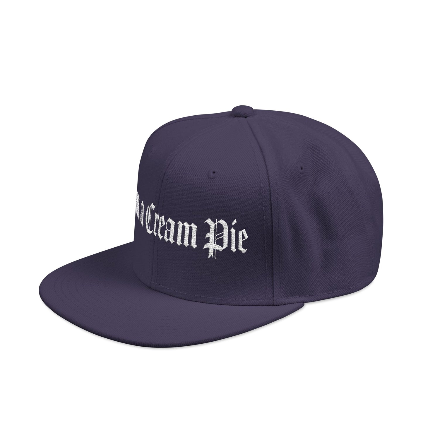 Sexy Fun Cream Pie Embroidered Snapback Hat Quirky Trendy Individuals Perfect for Casual Outings Gifts for Birthday Parties Bachelorette