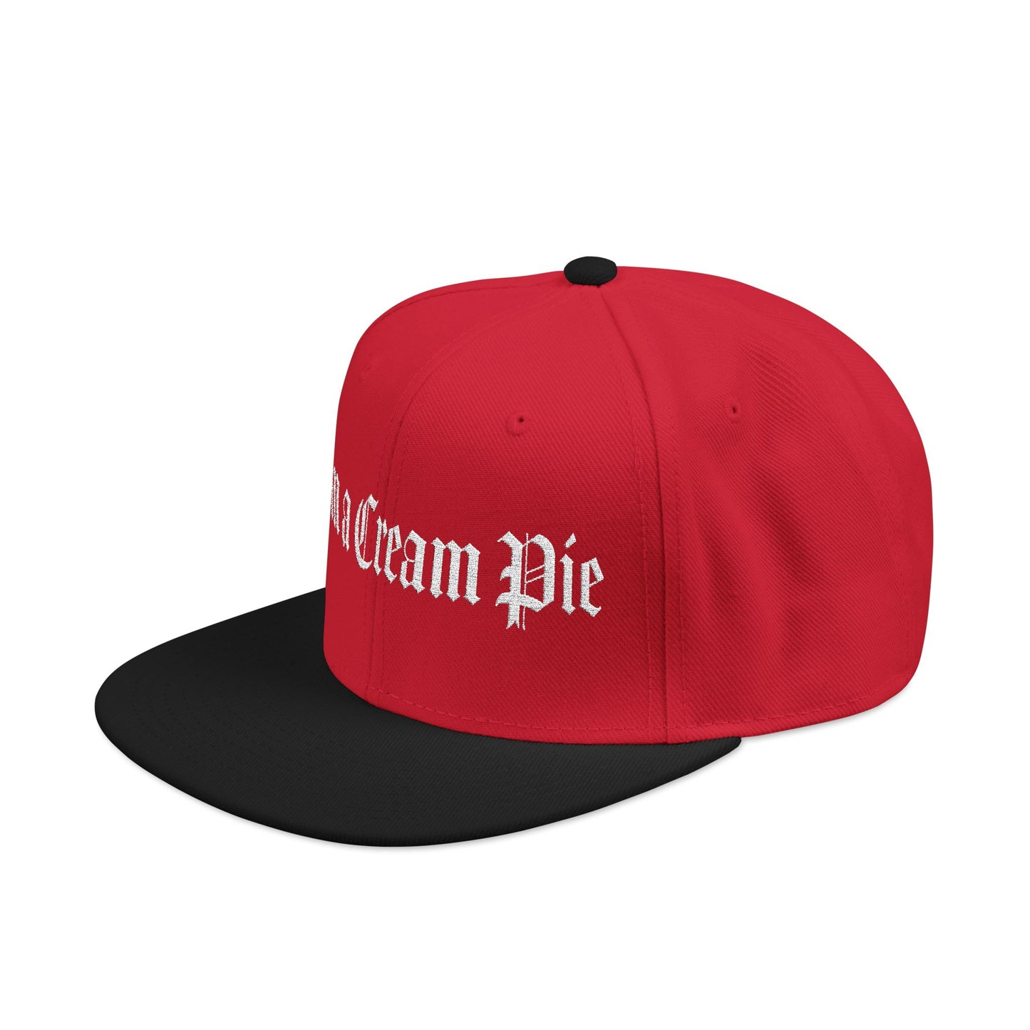 Sexy Fun Cream Pie Embroidered Snapback Hat Quirky Trendy Individuals Perfect for Casual Outings Gifts for Birthday Parties Bachelorette