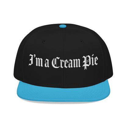 Sexy Fun Cream Pie Embroidered Snapback Hat Quirky Trendy Individuals Perfect for Casual Outings Gifts for Birthday Parties Bachelorette