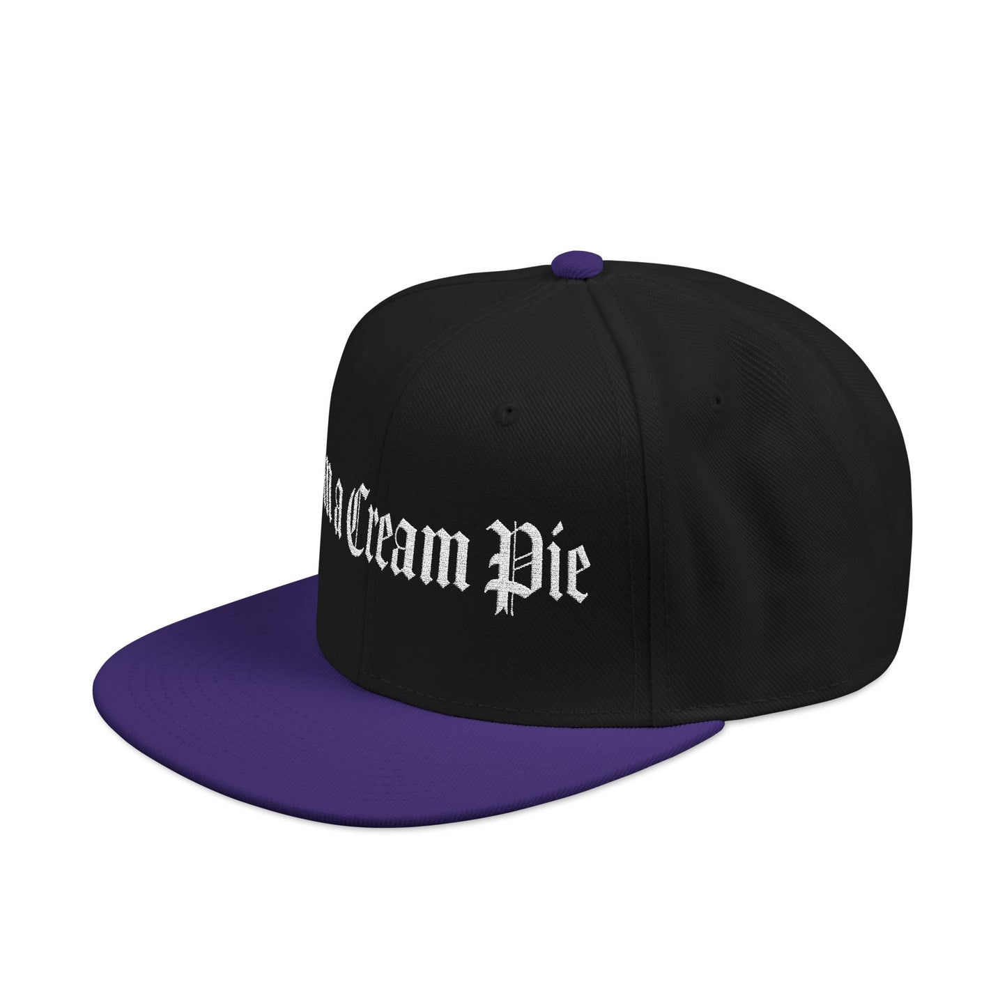 Sexy Fun Cream Pie Embroidered Snapback Hat Quirky Trendy Individuals Perfect for Casual Outings Gifts for Birthday Parties Bachelorette